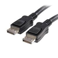 CABLE DE 5M DISPLAYPORT 4K MBR CON CIERRE DE SEGURIDAD MEDIANTE MECANISMO DE BLOQUEO - 2X MACHO DP - LATCHES - NEGRO - STARTECH.COM MOD. DISPL5M CABLE DE 5M DISPLAYPORT 4K MBR CON CIERRE DE SEGURIDAD MEDIANTE MECANISMO DE BLOQUEO - 2X MACHO DP - LATCHES - NEGRO - STARTECH.COM MOD. DISPL5M